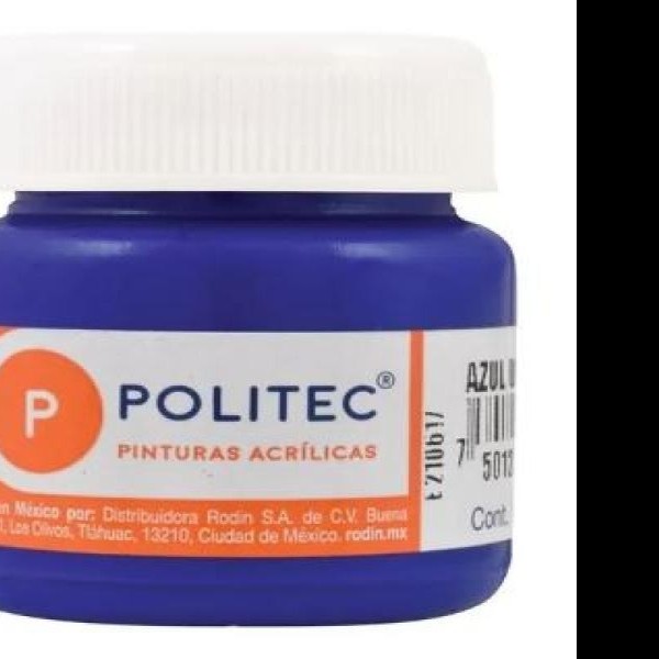 PINTURA ACRILICA POLITEC 30ML. AZUL ULTRAMAR 315 PZA